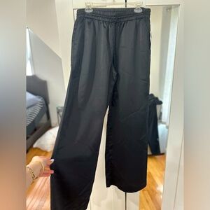 Ralph Lauren wide leg silky satiny pants